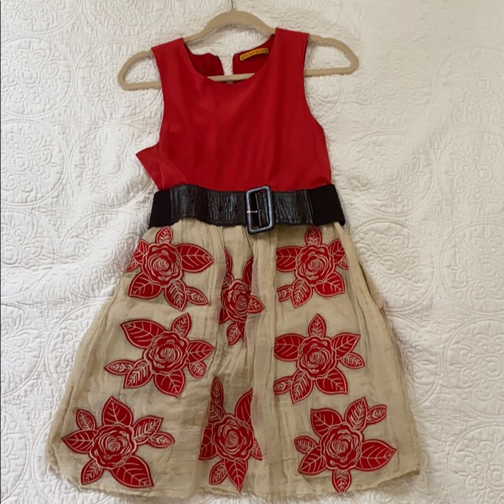 Floral flare dress